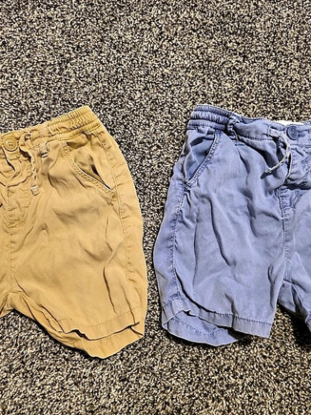 Zara 18-24M Kids Shorts Set Yellow & Blue
